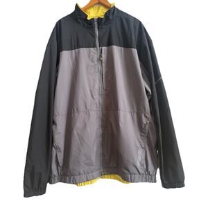 Nike Golf Storm Fit Jacket Windbreaker Full Zip Pockets Gray Men's Size XXL